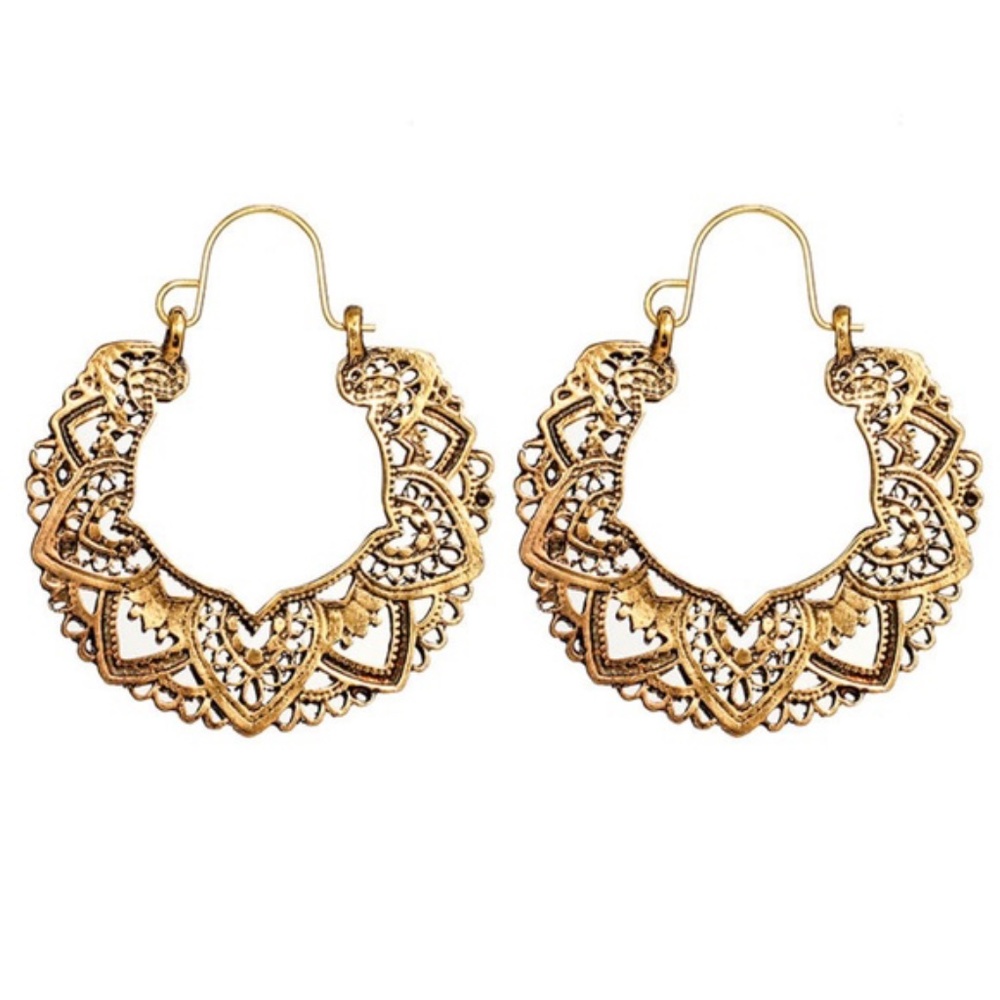 Fiorella Mandala Design Style Fashion Earrings 14$